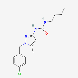 N-butyl-N'-[1-(4-chlorobenzyl)-5-methyl-1H-pyrazol-3-yl]urea