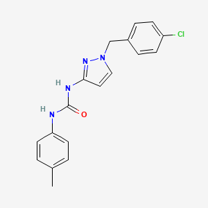 N-[1-(4-chlorobenzyl)-1H-pyrazol-3-yl]-N'-(4-methylphenyl)urea