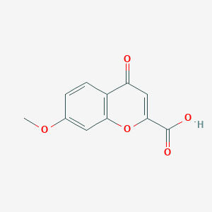 molecular formula C11H8O5 B427681 7-methoxy-4-oxo-4H-chromene-2-carboxylic acid CAS No. 23915-78-8