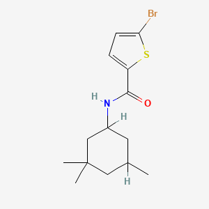 molecular formula C14H20BrNOS B4276888 5-bromo-N-(3,3,5-trimethylcyclohexyl)thiophene-2-carboxamide 