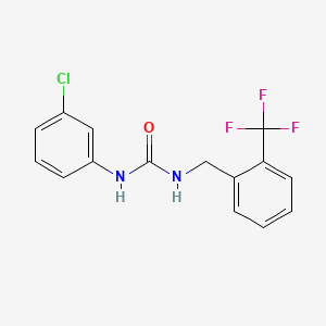 N-(3-chlorophenyl)-N'-[2-(trifluoromethyl)benzyl]urea