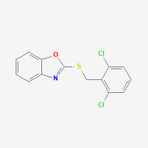 2-[(2,6-Dichlorobenzyl)sulfanyl]-1,3-benzoxazole