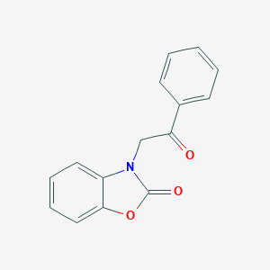 molecular formula C15H11NO3 B427698 3-(2-oxo-2-phenylethyl)-1,3-benzoxazol-2(3H)-one CAS No. 120007-45-6