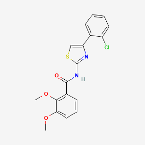 N-[4-(2-chlorophenyl)-1,3-thiazol-2-yl]-2,3-dimethoxybenzamide