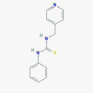 molecular formula C13H13N3S B427704 1-Phenyl-3-(pyridin-4-ylmethyl)thiourea 