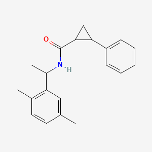 N-[1-(2,5-dimethylphenyl)ethyl]-2-phenylcyclopropanecarboxamide