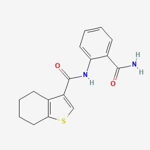 N-[2-(aminocarbonyl)phenyl]-4,5,6,7-tetrahydro-1-benzothiophene-3-carboxamide