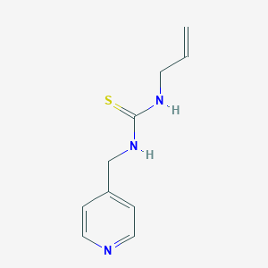 molecular formula C10H13N3S B427706 N-allyl-N'-(4-pyridinylmethyl)thiourea 