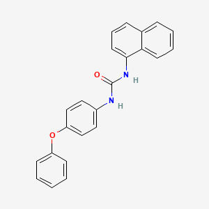 molecular formula C23H18N2O2 B4277079 1-Naphthalen-1-yl-3-(4-phenoxyphenyl)urea 