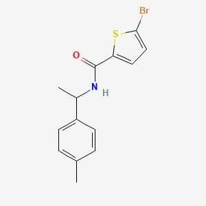 5-bromo-N-[1-(4-methylphenyl)ethyl]thiophene-2-carboxamide