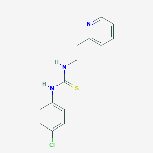 1-(4-Chlorophenyl)-3-[2-(pyridin-2-yl)ethyl]thiourea