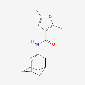 molecular formula C17H23NO2 B4277271 N-1-adamantyl-2,5-dimethyl-3-furamide 