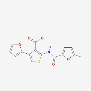 methyl 4-(2-furyl)-2-[(5-methyl-2-furoyl)amino]-3-thiophenecarboxylate