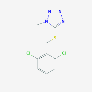 molecular formula C9H8Cl2N4S B427738 2,6-dichlorobenzyl 1-methyl-1H-tetraazol-5-yl sulfide CAS No. 300809-10-3