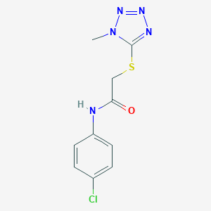 N-(4-chlorophenyl)-2-[(1-methyl-1H-tetraazol-5-yl)sulfanyl]acetamide