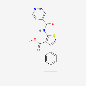 methyl 4-(4-tert-butylphenyl)-2-(isonicotinoylamino)-3-thiophenecarboxylate