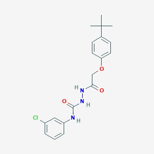 2-[(4-tert-butylphenoxy)acetyl]-N-(3-chlorophenyl)hydrazinecarboxamide