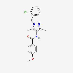 N-[1-(2-chlorobenzyl)-3,5-dimethyl-1H-pyrazol-4-yl]-4-ethoxybenzamide