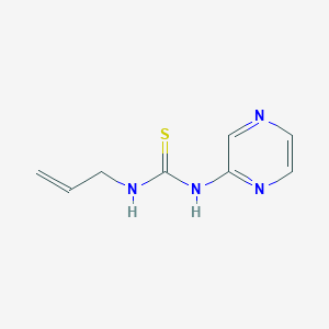 molecular formula C8H10N4S B427761 N-allyl-N'-(2-pyrazinyl)thiourea 