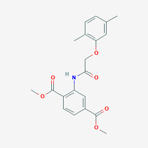 dimethyl 2-{[(2,5-dimethylphenoxy)acetyl]amino}terephthalate