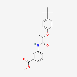 methyl 3-{[2-(4-tert-butylphenoxy)propanoyl]amino}benzoate