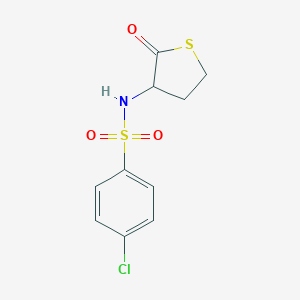 4-chloro-N-(2-oxotetrahydro-3-thienyl)benzenesulfonamide