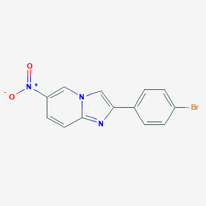 2-(4-Bromophenyl)-6-nitroimidazo[1,2-a]pyridine