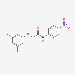 molecular formula C15H15N3O4 B4277762 2-(3,5-dimethylphenoxy)-N-(5-nitro-2-pyridinyl)acetamide 