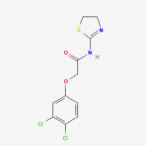 molecular formula C11H10Cl2N2O2S B4277789 2-(3,4-dichlorophenoxy)-N-(4,5-dihydro-1,3-thiazol-2-yl)acetamide 