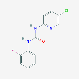 N-(5-chloro-2-pyridinyl)-N'-(2-fluorophenyl)urea