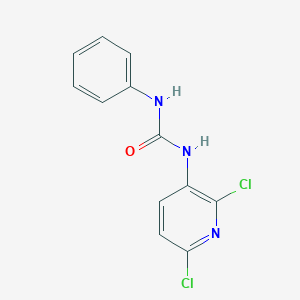 molecular formula C12H9Cl2N3O B427782 N-(2,6-dichloro-3-pyridinyl)-N'-phenylurea 