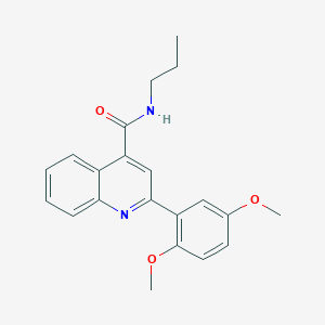 2-(2,5-dimethoxyphenyl)-N-propyl-4-quinolinecarboxamide