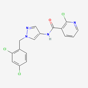 2-chloro-N-[1-(2,4-dichlorobenzyl)-1H-pyrazol-4-yl]nicotinamide
