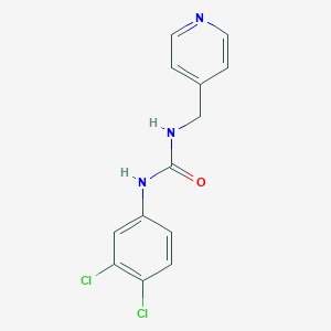 molecular formula C13H11Cl2N3O B427791 N-(3,4-dichlorophenyl)-N'-(4-pyridinylmethyl)urea 