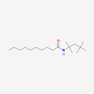 molecular formula C18H37NO B4277925 N-(1,1,3,3-tetramethylbutyl)decanamide 