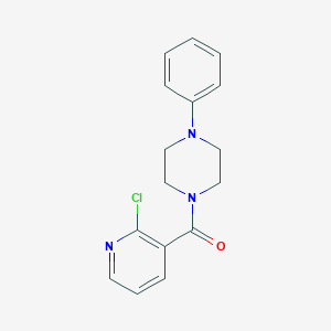 molecular formula C16H16ClN3O B427797 1-(2-氯烟酰基)-4-苯基哌嗪 CAS No. 353258-82-9