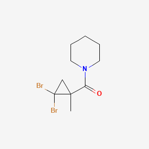 1-[(2,2-dibromo-1-methylcyclopropyl)carbonyl]piperidine