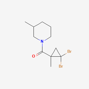 1-[(2,2-dibromo-1-methylcyclopropyl)carbonyl]-3-methylpiperidine