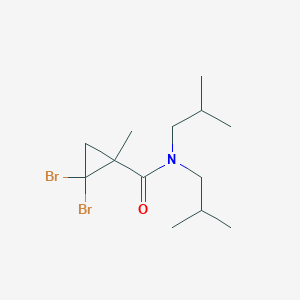 2,2-dibromo-N,N-diisobutyl-1-methylcyclopropanecarboxamide