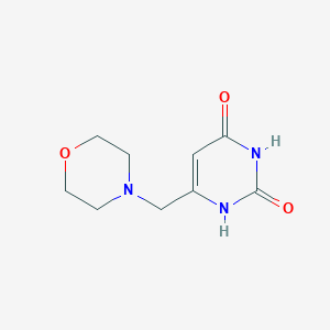 molecular formula C9H13N3O3 B427806 6-(4-morpholinylmethyl)-2,4(1H,3H)-pyrimidinedione 