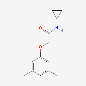 molecular formula C13H17NO2 B4278108 N-cyclopropyl-2-(3,5-dimethylphenoxy)acetamide 