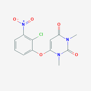 6-{2-chloro-3-nitrophenoxy}-1,3-dimethyl-2,4(1H,3H)-pyrimidinedione