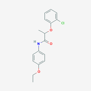 2-(2-chlorophenoxy)-N-(4-ethoxyphenyl)propanamide