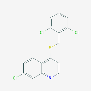 7-Chloro-4-[(2,6-dichlorobenzyl)sulfanyl]quinoline