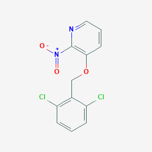 molecular formula C12H8Cl2N2O3 B427825 3-[(2,6-Dichlorobenzyl)oxy]-2-nitropyridine 