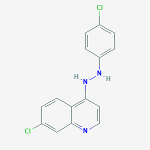 7-Chloro-4-[2-(4-chlorophenyl)hydrazino]quinoline