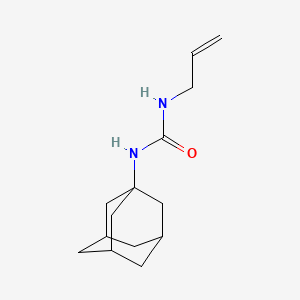 molecular formula C14H22N2O B4278277 N-1-adamantyl-N'-allylurea 