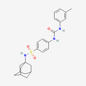 N-1-adamantyl-4-({[(3-methylphenyl)amino]carbonyl}amino)benzenesulfonamide