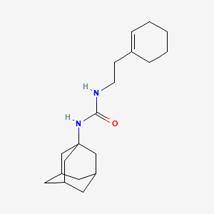 molecular formula C19H30N2O B4278327 N-1-adamantyl-N'-[2-(1-cyclohexen-1-yl)ethyl]urea 