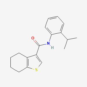 N-(2-isopropylphenyl)-4,5,6,7-tetrahydro-1-benzothiophene-3-carboxamide